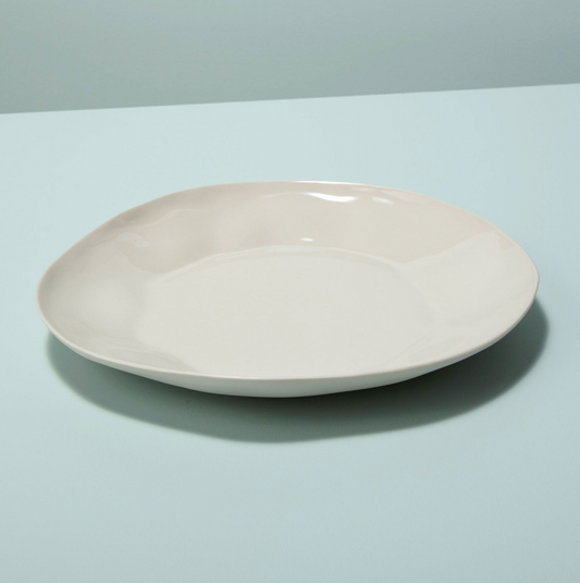Stoneware Dinner Plate, Pearl