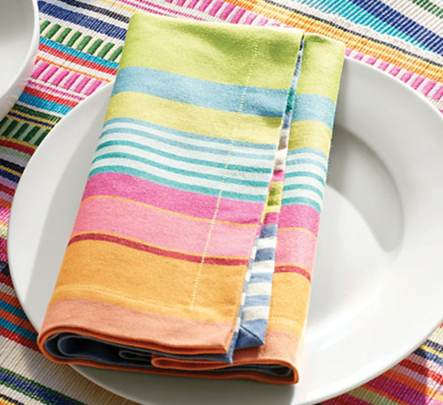 Rainbow Napkins Set of 4