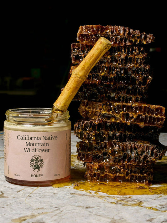California Native Mountain Wildflower Honey by Flamingo Estate