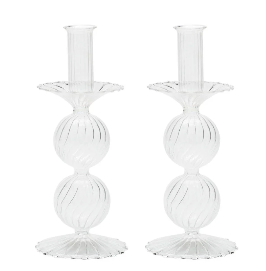 Bella Crystal Candlesticks/Set of 2