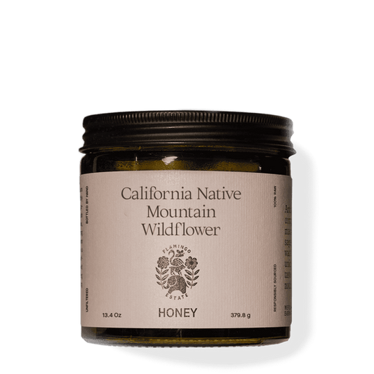 California Native Mountain Wildflower Honey by Flamingo Estate