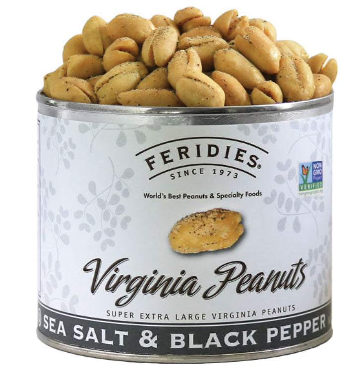 Feridies 9 oz Salt and Pepper Virginia Peanuts