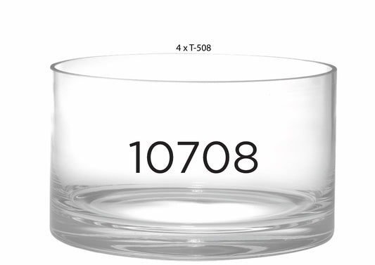 10708 Crystal Salad Bowl