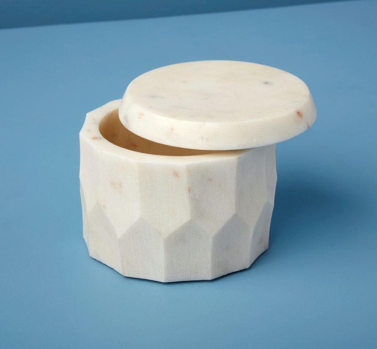 Victoria Marble Canister, Short