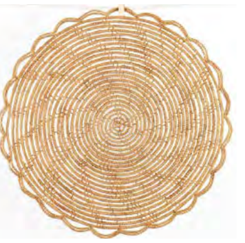 Bamboo cane placemat