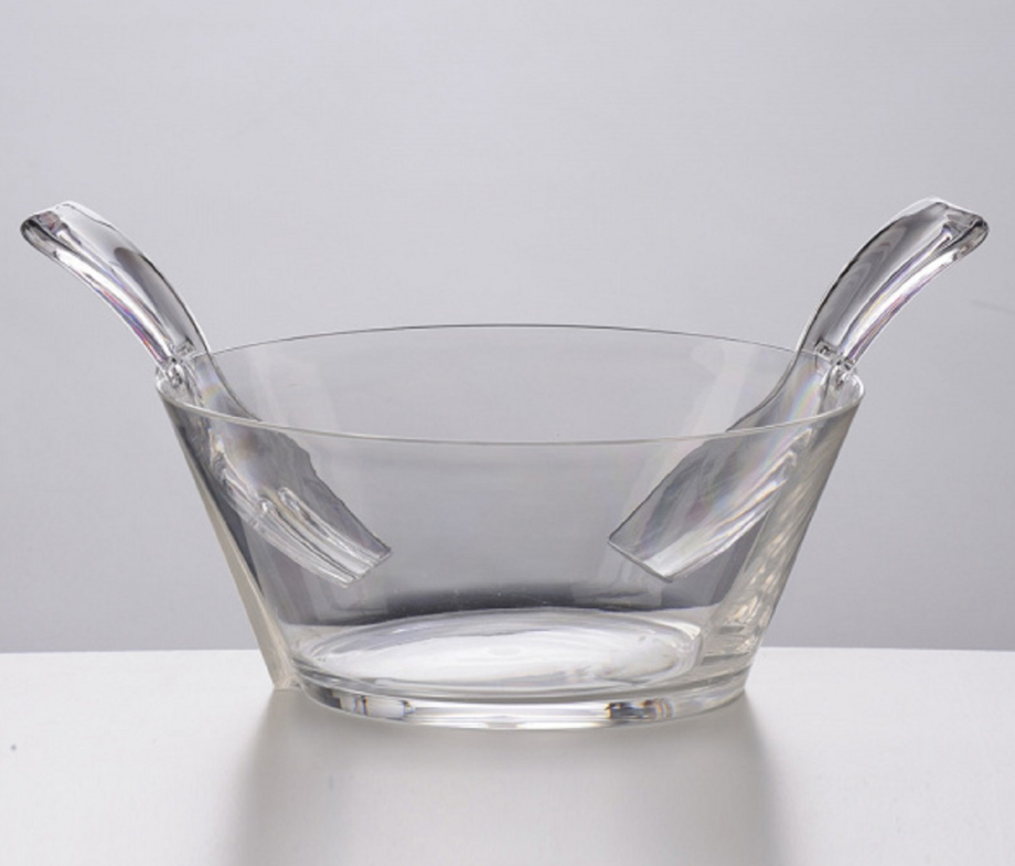 Synthetic Crystal Salad Bowl and Servers