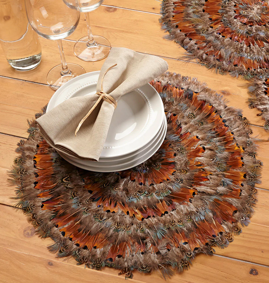 Pheasant Placemats (sold in sets of 4)