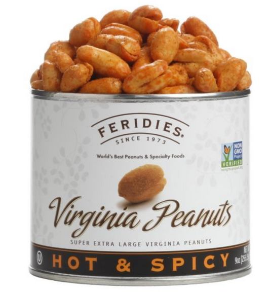 Hot and Spicy Virginia Peanuts 9 oz