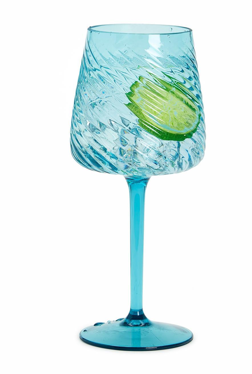 Spiricle Aqua  Incl 3 Styles Tumbler, Highball and Wine (17 oz., 22.5 oz., 13.5 dishwasher safe) - Plastic