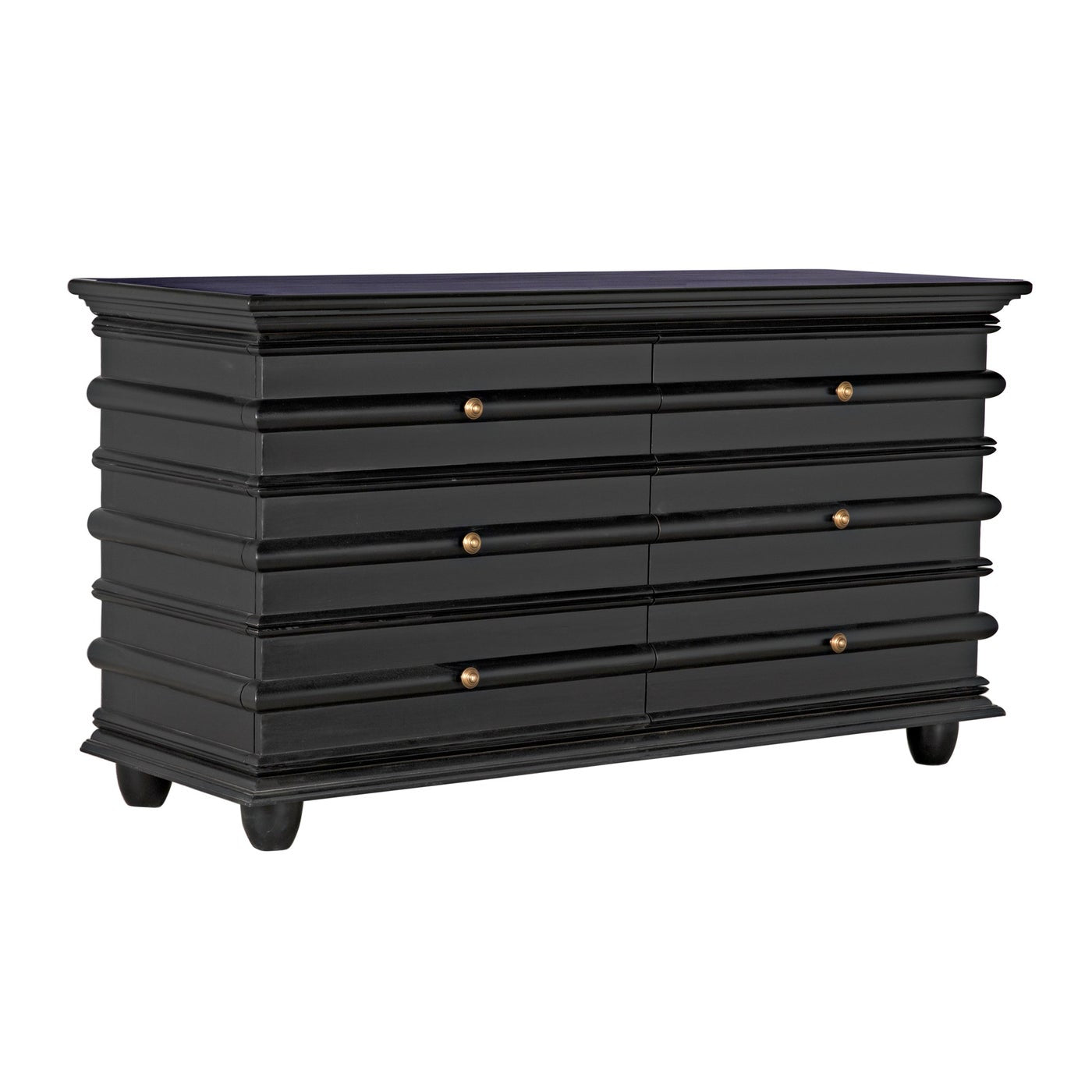 Asher Chest, Hand Rubbed Black